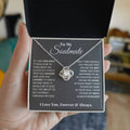 To My Soulmate – Love Knot Necklace | Romantic Gift for Her